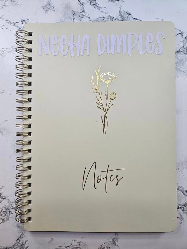 Aesthetic Spiral Notebooks - Personalized